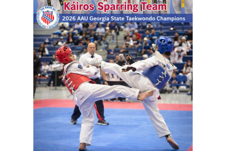 조지아 태권도 선수권대회서 카이로스 소속 선수들이 활약했다.