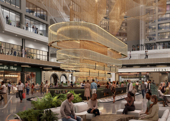 더 센터 내부 아트리움 모습. [더센터 홈페이지 캡처]