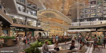 더 센터 내부 아트리움 모습. [더센터 홈페이지 캡처]