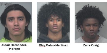 체포된 총격전 용의자들.