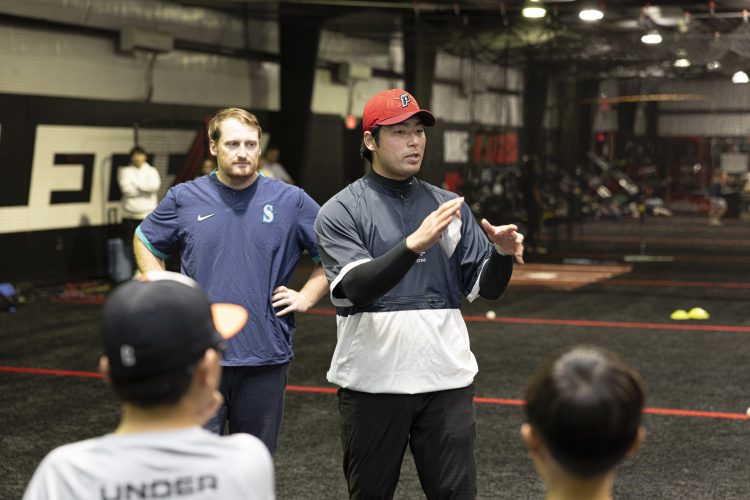 작년 겨울 김경주 선수가 연 조지아주 스와니 유소년 대상 겨울 야구 캠프. [본인 제공]