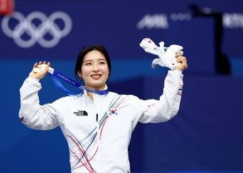 밀라노-코르티나담페초 동계올림픽 쇼트트랙 여자 1000m 결승에서 동메달을 따낸 김길리. [로이터]