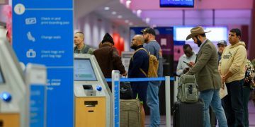사스주 엘패소 공항 [로이터]