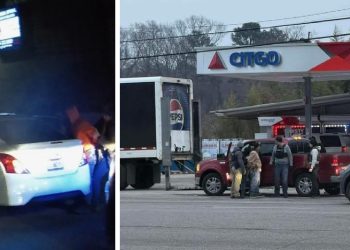 5일 시민들이 온라인 홈페이지 ‘ICE 아웃'에 올린 애틀랜타(왼쪽)와 버밍햄 이민단속 현장 사진.