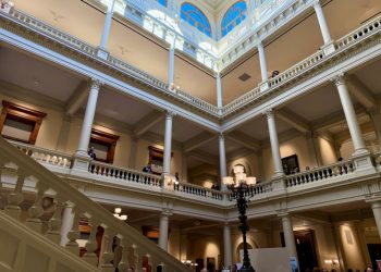 조지아 주청사 내부. 윤지아 기자.