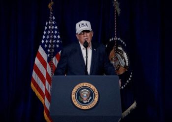 대이란공격 관련 메시지 를 발표하는 트럼프 [로이터]