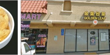 왼쪽은 '취두부'. 냄새 관련 민원으로 논란의 중심에 선 샌게이브리얼 대만 식당 '골든 리프'. [구글 맵·인스타그램 캡처]