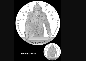 미국 조폐국이 미술위원회에 제출한 기념주화 시안
[미국 조폐국 자료]