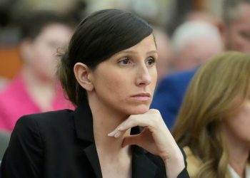 쿠리 리친스가 지난 2024년 8월 26일 미국 파크시티에서 열린 공판에 출석해 법정에 앉아 있다. AP=연합뉴스