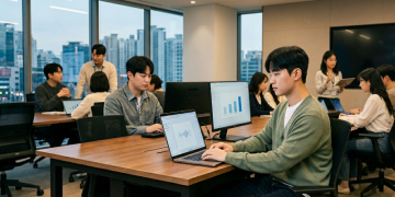 최근 채용 시장에서 구직자가 주목받기 위해 가장 필요한 역량으로 ‘인공지능(AI) 활용 능력’이 꼽혔다. [AI 생성 이미지]