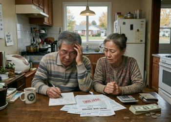 고정 수입에 의존하는 은퇴자들이 주거비를 감당하기 점점 어려워지고 있다는 분석이 나왔다. [AI 생성 이미지]