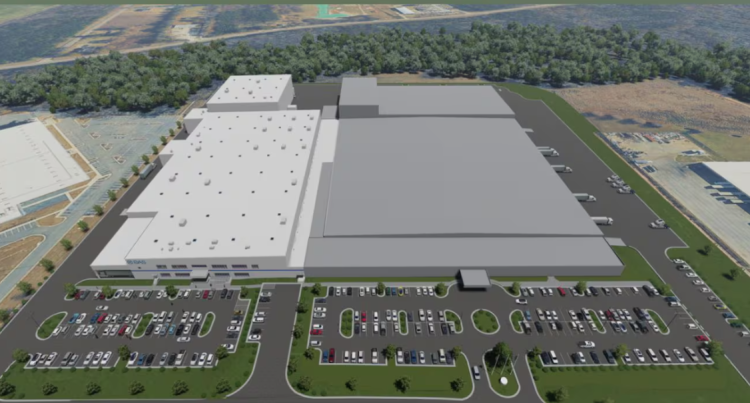 다스 앨라배마 공장의 증설 조감도.