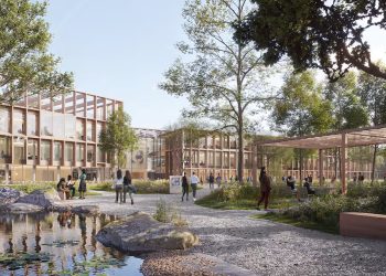 귀넷 로웬단지에 들어서는 UCB 캠퍼스 이미지. [UCB 제공]