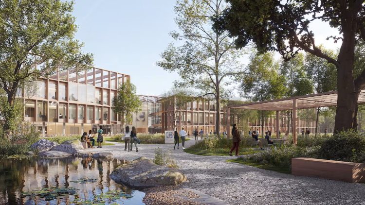 귀넷 로웬단지에 들어서는 UCB 캠퍼스 이미지. [UCB 제공]