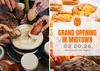 팝업 베이글(왼쪽), 미드타운에 문을 연다는 하얀풍차 게시물. [각 업체 인스타그램 캡처]