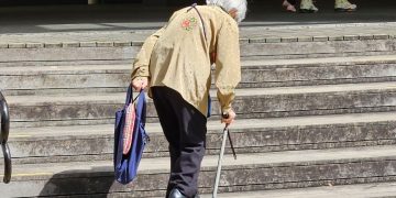 일본 노인. 중앙포토