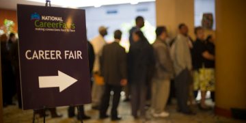 미국 취업 박람회 모습. [출처 셔터스톡]