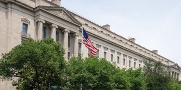 워싱턴 D.C.에 있는 법무부 건물 외관. [출처 셔터스톡]