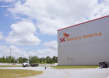 조지아주 커머스에 있는 SK배터리아메리카.