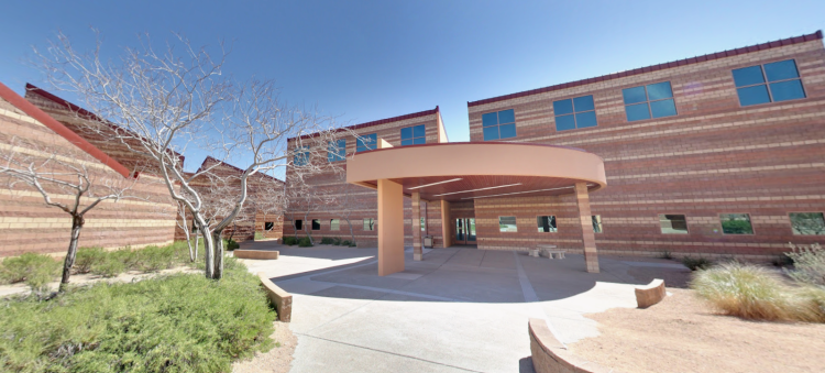 네바다주에 있는 알렌산더 도슨 스쿨 구글맵 캡처.