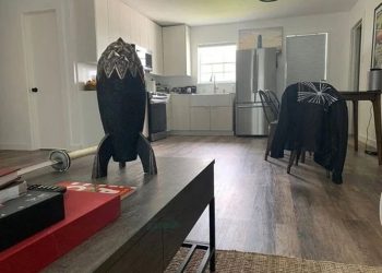 머스크 자택 내부. 사진 SNS 캡처