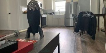 머스크 자택 내부. 사진 SNS 캡처