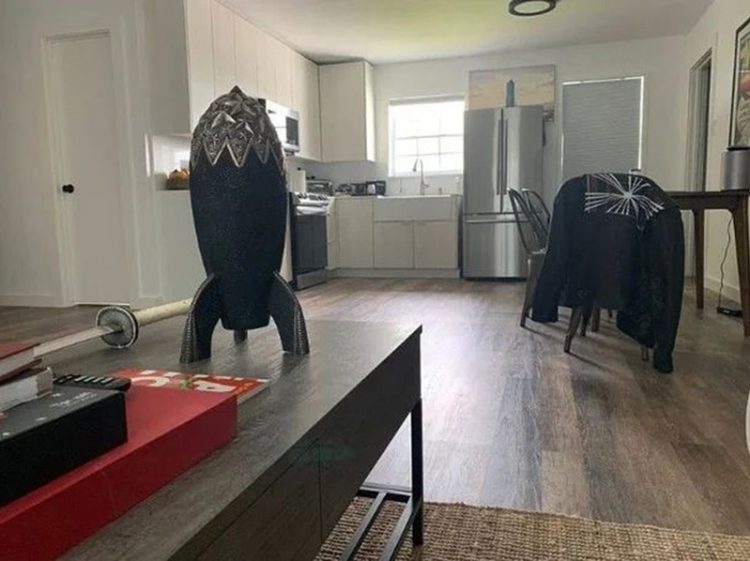 머스크 자택 내부. 사진 SNS 캡처