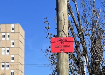 2024년 11월 애틀랜타 올드포스워드 지역 한 전신주에 걸린 사인. 독자 제공.