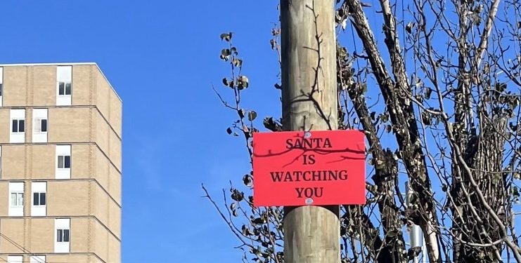 2024년 11월 애틀랜타 올드포스워드 지역 한 전신주에 걸린 사인. 독자 제공.