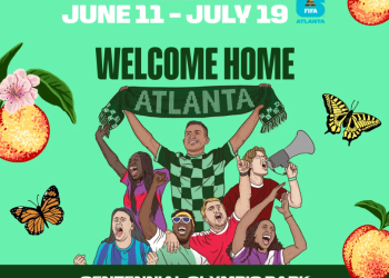 센테니얼 공원에서 월드컵 전 이벤트가 열린다.