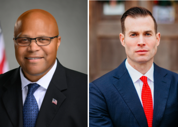 숀 해리스(민주·왼쪽)) 후보와 클레이 풀러(공화) 후보.