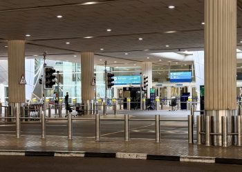 텅빈 두바이 국제공항. [로이터]