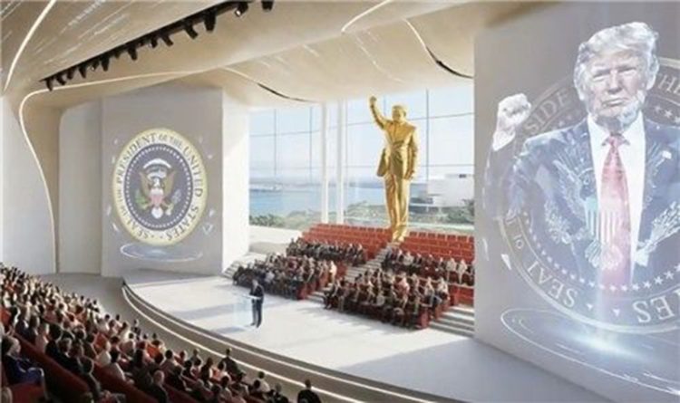 트럼프 기념관 조감도. 사진 트럼프 대통령 소셜미디어