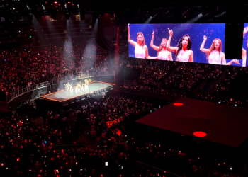 지난달 27일 애틀랜타 스테이트팜 아레나에서 열린 트와이스 공연. 장채원 기자