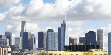 LA가 전국 도시 중 날씨가 가장 좋은 도시 1위로 선정됐다. 본지 사옥에서 바라본 LA다운타운 전경. 박낙희 기자