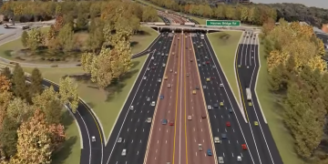 400 고속도로 완공 시 렌더링 모습. 조지아 교통부 제공