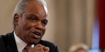 22일 별세한 데이비드 스콧 미국 하원의원
[로이터 연합뉴스 자료사진]