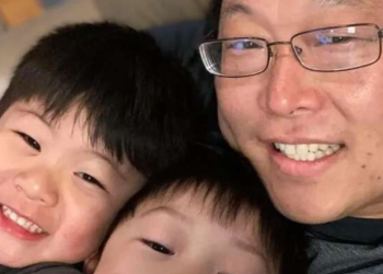 2024년 버뮤다 해변서 익사한 신현덕씨와 그의 아들들. [GoFundMe]