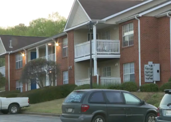 사건이 발생한 아파트.