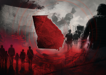 조지아주가 이민 단속 전국 상위권에 오르며 ‘이민자 레드존’(red zone)으로 지목되고 있다. [AI 생성 이미지]