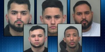 귀넷카운티 경찰이 공개한 중고차 사기 용의자 5명