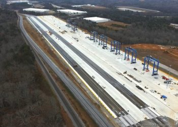 게인즈빌 내륙항만 전경. [조지아 항만청 제공]