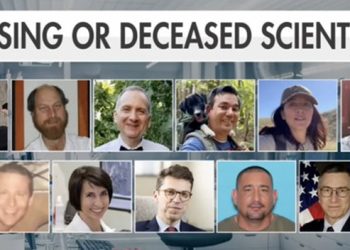 최근 사망하거나 실종된 미국 과학자 11명의 사진과 신상이 정리된 그래픽. 항공우주·핵·군사 연구에 관여한 인물들이 포함되면서 연방 당국이 사건 간 연관성 여부를 조사하고 있다.