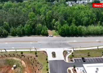 저소득층용 아파트가 들어설 스와니 부지. [WSB-TV 보도영상 캡처]