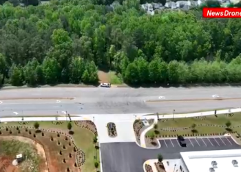 저소득층용 아파트가 들어설 스와니 부지. [WSB-TV 보도영상 캡처]