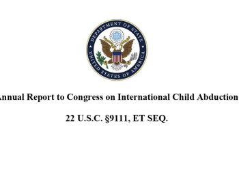 미 정부가 한국을 5년 연속 헤이그 국제아동탈취협약 ‘미이행 국가’로 지정한 보고서. [국무부 캡처]