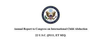 미 정부가 한국을 5년 연속 헤이그 국제아동탈취협약 ‘미이행 국가’로 지정한 보고서. [국무부 캡처]