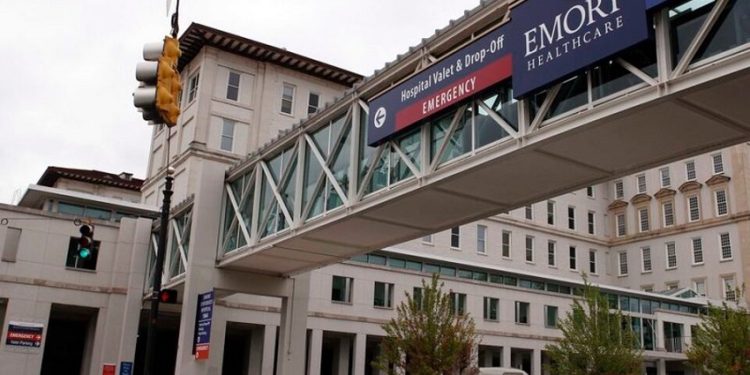 애틀랜타 다운타운의 에모리대학 병원 [로이터 자료사진]