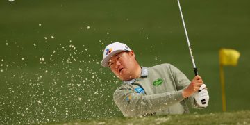 지난 6일 연습라운딩에서 마지막 담금질에 열중하는 임성재. [로이터]