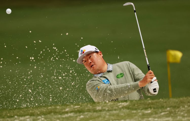 지난 6일 연습라운딩에서 마지막 담금질에 열중하는 임성재. [로이터]